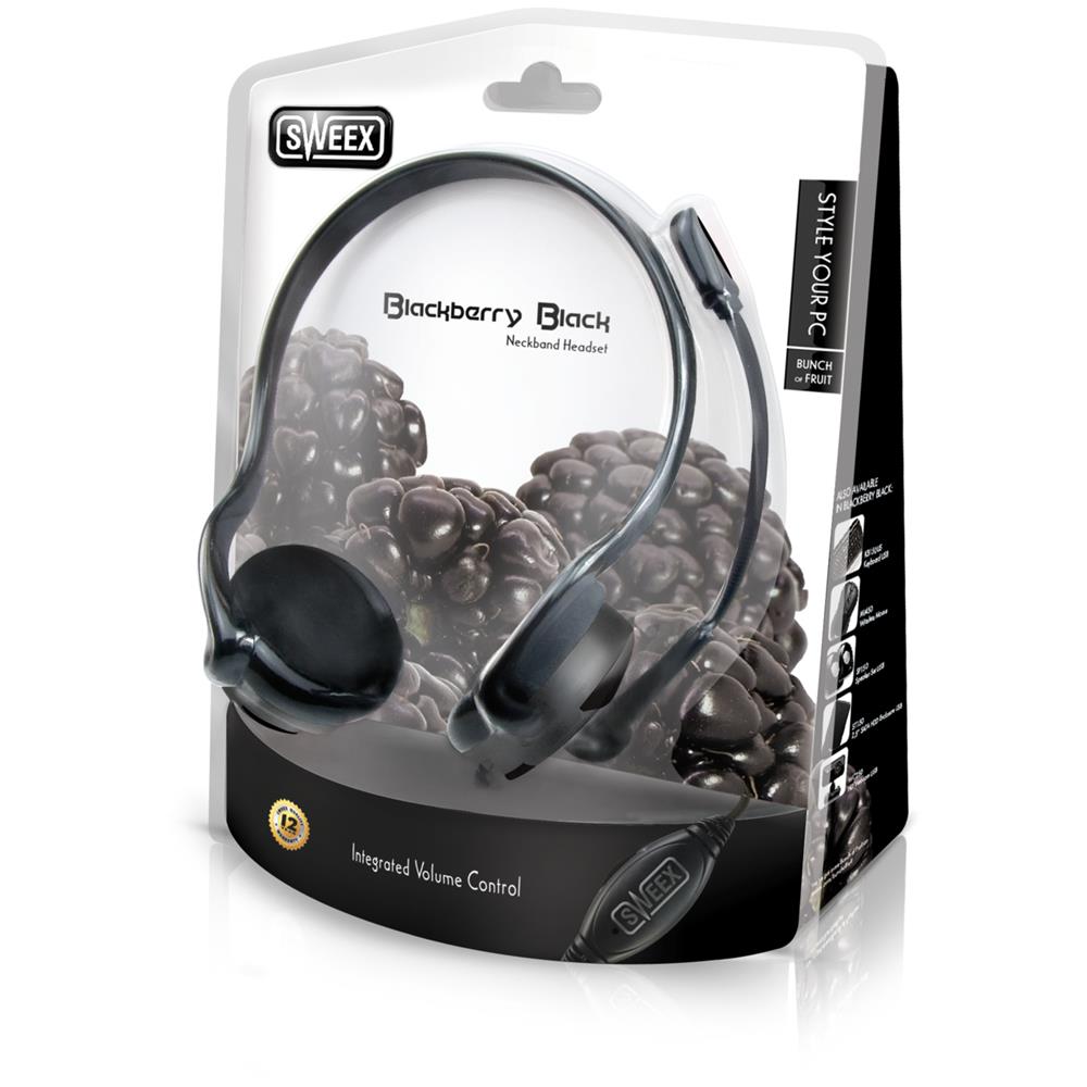 Neckband Headset Blackberry Black - Foto 1